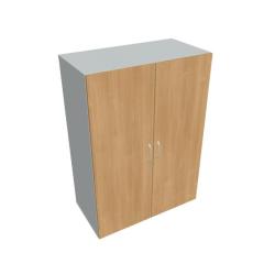 Policov skrinka Drive, 80x111x42 cm, dub/siv