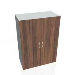 Policov skria Drive, 80x111x42 cm, orech/siv