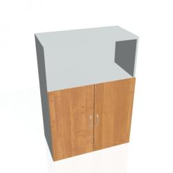 Policov skria Drive, 80x111x42 cm, jela/siv