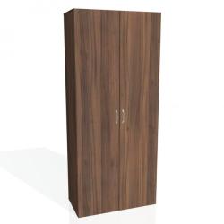 atnkov policov skria Drive, 80x185x42 cm, orech/orech