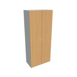 Policov skria Drive, 80x185x42 cm, buk/siv