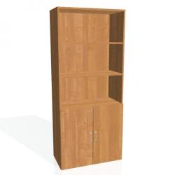 Policov skria Drive, 80x185x42 cm, jela/jela