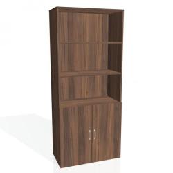 Policov skria Drive, 80x185x42 cm, orech/orech