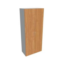 Policov skria Drive, 80x185x42 cm, jela/siv