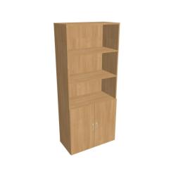 Policov skria Drive, 80x185x42 cm, dub/dub