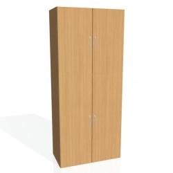 Policov skria Drive, 80x185x42 cm, buk/buk