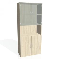 Policov skria Drive, 80x185x42 cm, agt/agt