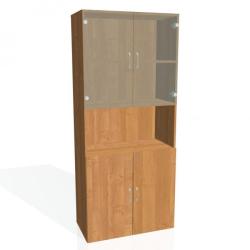 Policov skria Drive, 80x185x42 cm, jela/jela