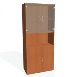 Policov skria Drive, 80x185x42 cm, erea/ erea