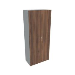 Policov skria Drive, 80x185x42 cm, orech/siv