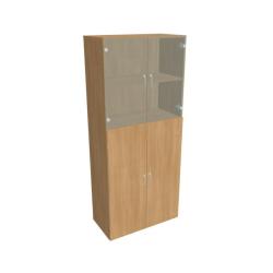 Policov skria Drive, 80x185x42 cm, dub/dub