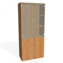 Policov skria Drive, 80x185x42 cm, jela/jela