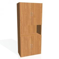 Policov skria Drive, 80x185x42 cm, jela/jela