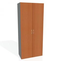 atnkov policov skria Drive, 80x185x42 cm, erea/siv