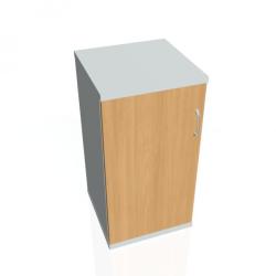 Policov skria Strong L, 40x76,8x40 cm, buk/siv