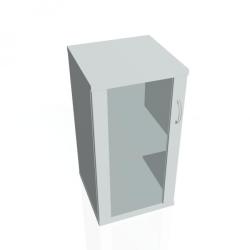 Policov skria Strong L, 40x76,8x40 cm, siv/siv
