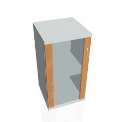 Policov skria Strong L, 40x76,8x40 cm, jela/siv