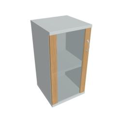 Policov skrinka L Strong, 40x76,8x40 cm, dub/siv