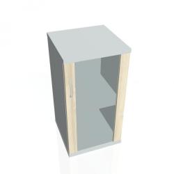 Policov skria Strong P, 40x76,8x40 cm, agt/siv