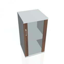 Policov skria Strong P, 40x76,8x40 cm, orech/siv
