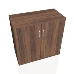 Policov skria Strong, 80x76,8x40 cm, orech/orech