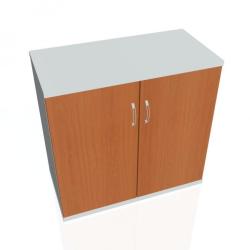Policov skria Strong, 80x76,8x40 cm, erea/siv
