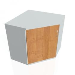 Policov skria Strong L, 80x76,8x40 cm, jela/siv