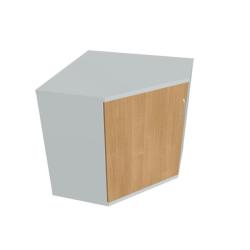 Policov skrinka L Strong, 80x76,8x40 cm, dub/siv
