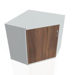 Policov skria Strong L, 80x76,8x40 cm, orech/siv