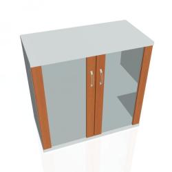 Policov skria Strong, 80x76,8x40 cm, erea/siv