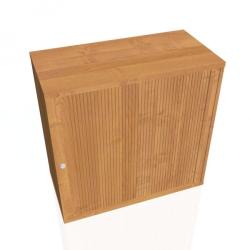 Policov skria Strong, 80x76,8x40 cm, jela/jela