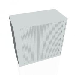 Policov skria Strong, 80x76,8x40 cm, siv/siv