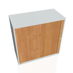 Policov skria Strong, 80x76,8x40 cm, jela/siv
