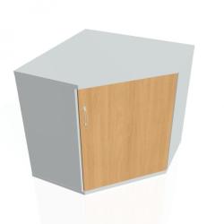 Policov skria Strong , 80x76,8x40 cm, buk/siv