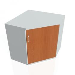 Policov skria Strong P, 80x76,8x40 cm, erea/siv