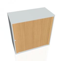 Policov skria Strong, 80x76,8x40 cm, buk/siv