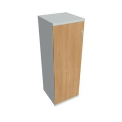 Policov skrinka L Strong, 40x115,2x40 cm, dub/siv