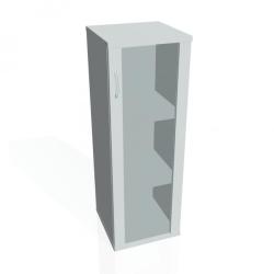 Policov skria Strong P, 40x115,2x40 cm, siv/siv