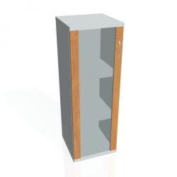 Policov skria Strong L, 40x115,2x40 cm, jela/siv