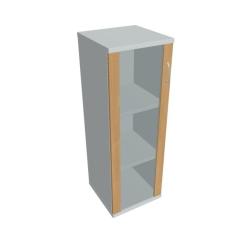 Policov skrinka L Strong, 40x115,2x40 cm, dub/siv