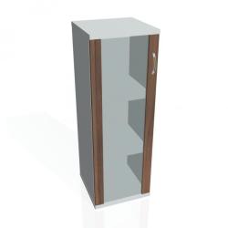 Policov skria Strong L, 40x115,2x40 cm, orech/siv
