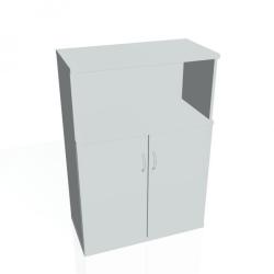 Policov skria Strong, 80x115,2x40 cm, siv/siv