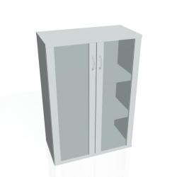 Policov skria Strong, 80x115,2x40 cm, siv/siv