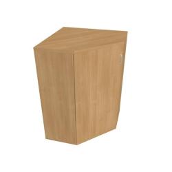 Policov skrinka L Strong, 80x115,2x40 cm, dub/dub