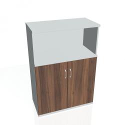 Policov skria Strong, 80x115,2x40 cm, orech/siv