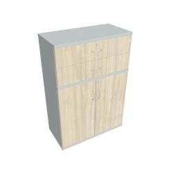 Policov skria Strong, 80x115,2x40 cm, agt/siv