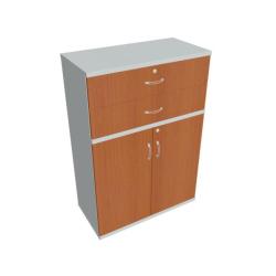 Policov skria Strong, 80x115,2x40 cm, erea/siv