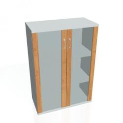 Policov skria Strong, 80x115,2x40 cm, jela/siv