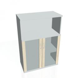 Policov skria Strong, 80x115,2x40 cm, agt/siv
