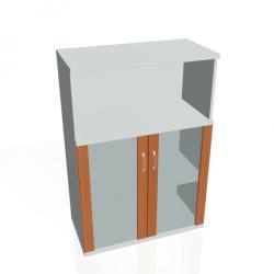 Policov skria Strong, 80x115,2x40 cm, erea/siv